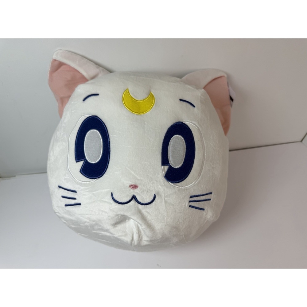 Sailor Moon Artemis Guardian Round‎ Cat Stuffed Animal Squishy 14" Mochi Plush